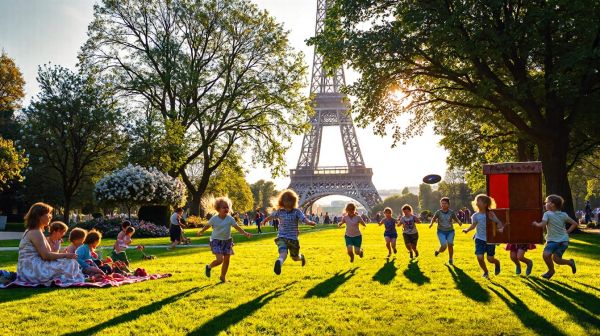 Top parcs urbains à Paris pour des sorties familiales